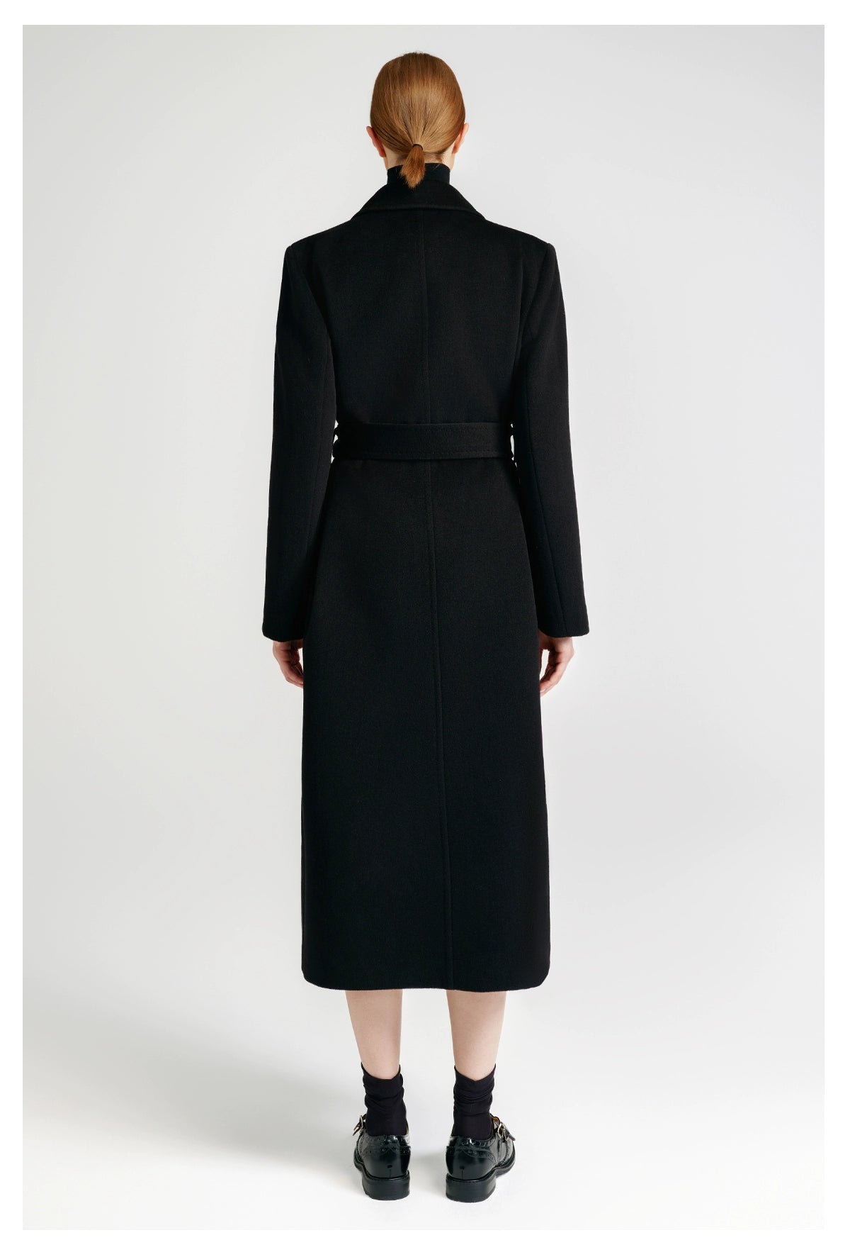 Front rotator sleeve double-sided cashmere coat