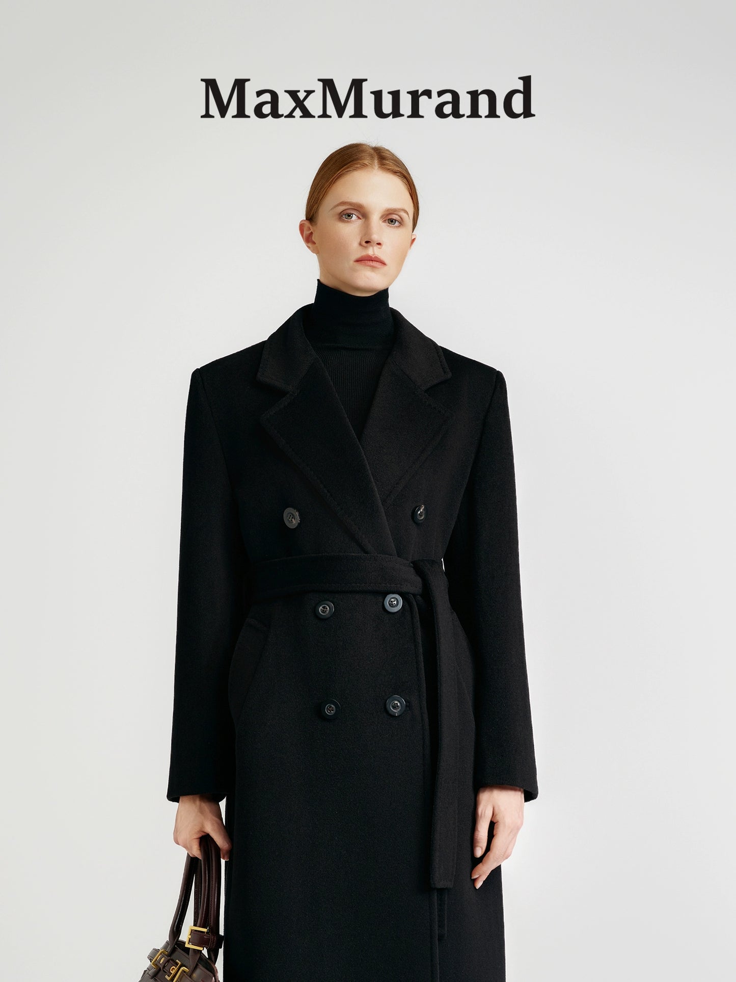 Front rotator sleeve double-sided cashmere coat
