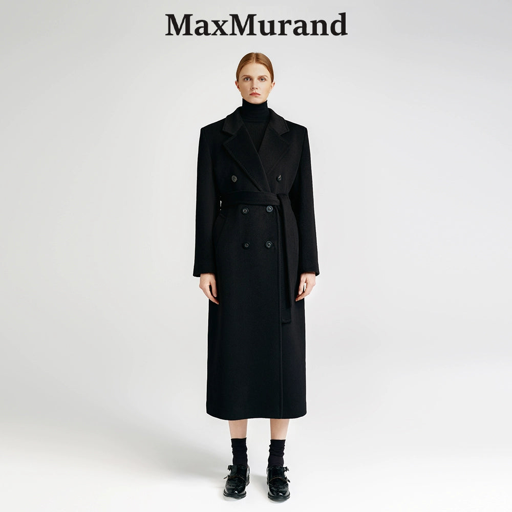 Front rotator sleeve double-sided cashmere coat